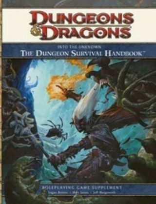 Wotc D&d 4e Into The Unknown - The Dungeon Survival Handbook Hc Nm -