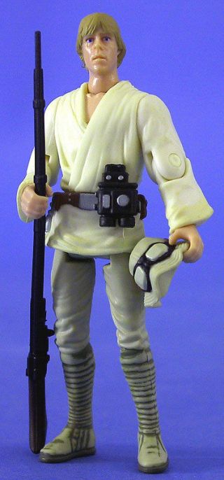 Star Wars Potf Loose Very Rare Flashback Luke Skywalker With Floppy Hat.  C - 10,