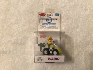 Mario Kart Wii Pull Back Racer Wario Figure Car Kart Toy,  Airhogs Toys R Us Exc.