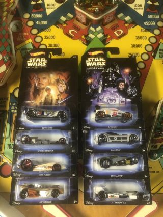 Hot Wheels 2014 Star Wars Complete Set Of 8 Walmart Exclusive
