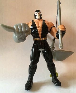 Bane Double Attack Axe Gauntlet Action Figure 1997 " Batman And Robin " Complete