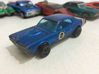 Vintage Hot Wheels Redline Blue Custom Cougar Hw 1:64 Variation Hong Kong