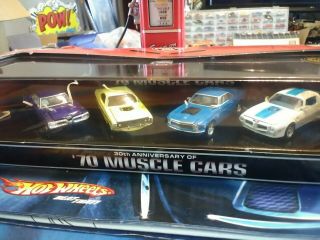 1999 Hot Wheels Collectibles 30th Anniversary of ' 70 ' s Muscle Cars 4 Car Set 2