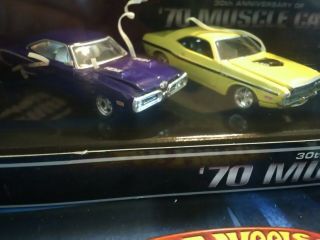 1999 Hot Wheels Collectibles 30th Anniversary of ' 70 ' s Muscle Cars 4 Car Set 3