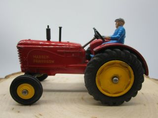 Vintage Dinky Toys Massey Harris Ferguson Tractor Red With Blue Driver 300
