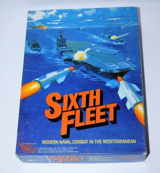 Sixth Fleet Naval Warfare In The Mediterranean Basin Victory Games 1984 Punched