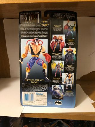 Legends of the Dark Knight 1996 Kenner Lethal Impact Bane Action Figure 3