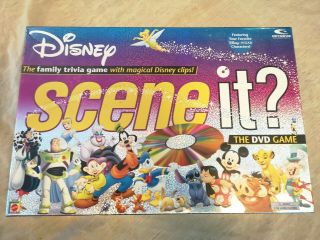 Disney Scene It? Family Dvd Trivia Game 100 Complete - 1st Edition