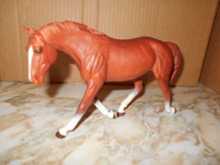Selle Francaise 2006 Safari Ltd.  Large Plastic Horse 9 " Tall X 5.  5 " Long