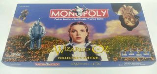 Wizard Of Oz Monopoly 1998 Collector 