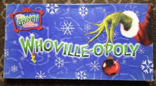 Whoville - Opoly Dr Suess How The Grinch Stole Christmas Re Board Game