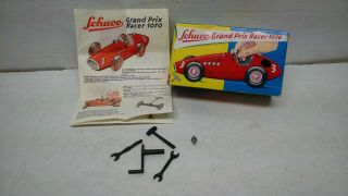 Box Instruction Book Parts Only Vintage Schuco Windup Grand Prix Racer No.  1070
