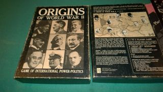 Origins Of World War Ii Avalon Hill Board Game Bookcase Politics Power Complete