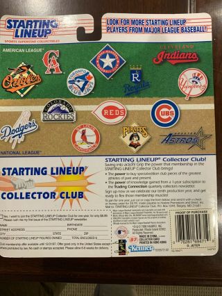 DEREK JETER - Starting Lineup SLU MLB 1997 Action Figure & Card YORK YANKEES 2