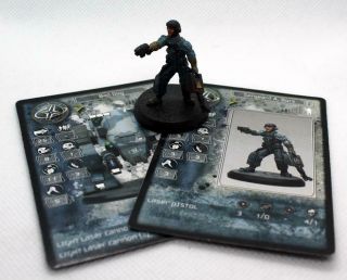 At - 43 28mm Una Sergeant A.  Borz Rackham With Cards