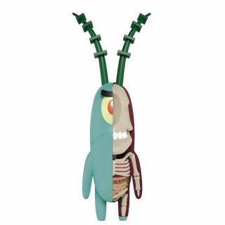 Jason Freeny Nickelodeon 3 " Plankton Hidden Dissectibles Spongebob Xxray Le