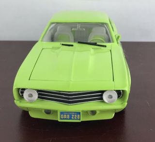 1969 Chevrolet Camaro Z/28 ERTL 1/18 Light Green Color 3