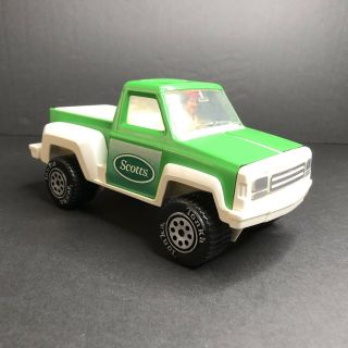 Rare Vintage Tonka Truck,  Scotts Lawn Care Pick Up Truck - W/ Worker/driver (ms)