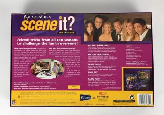Friends Scene It? DVD Board Game 2005 Party TV Trivia 2