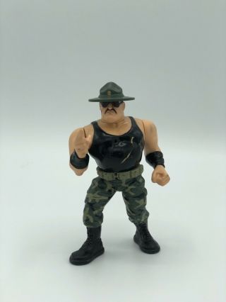1992 Wwf Hasbro Series 3 Sgt Slaughter Wrestling Figure