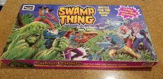 Swamp Thing Battle For The Bayou Board Game Complete Rose Art Games 1991