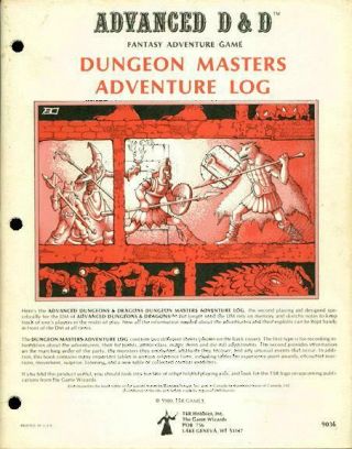 Tsr Ad&d 1st Ed Dungeon Master 