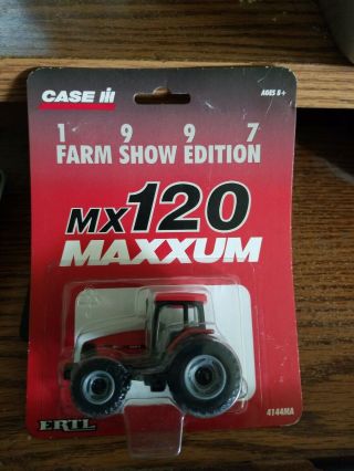 1/64 Ertl Case Ih 1997 Farm Show Edition Mx120 Maxxum