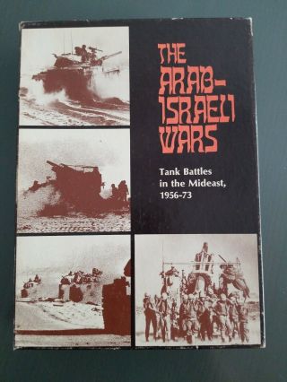 The Arab - Israeli Wars: Tank Battles In The Mideast 1956 - 73 Game Avalon Hill
