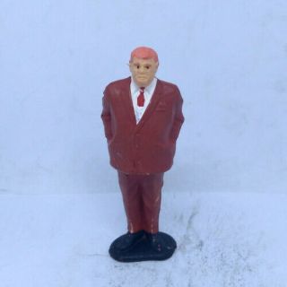 Vintage A.  C.  Gilbert Figure,  Made In Portugal (1965) : Auric Goldfinger
