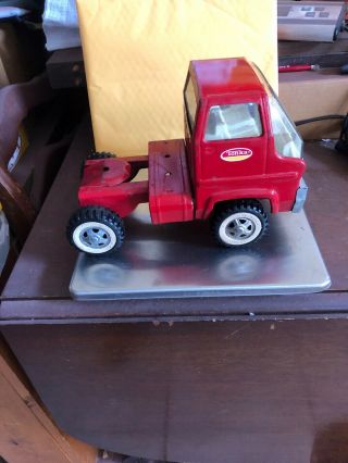 Red Tonka Turbine Semi Tractor Truck Cab Only Good To Fair Shape No Trailer