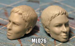 Ml026 Custom Cast Sculpt Female Head Cast For Use With 6 " 7 " Action Figures