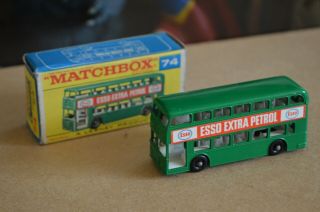 Vintage Matchbox Lesney 74 Daimler Bus 