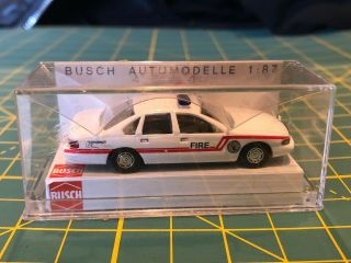Ho Scale (1:87) Busch 47612 Chevrolet Caprice Firechief