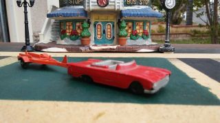 Tootsietoy Ho Series 1960 Ford Sunliner With Boat Trailer,