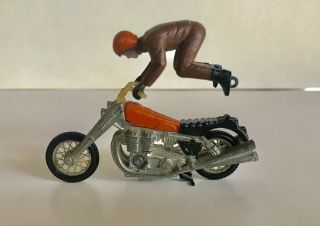 RARE Hotwheels rrRumblers Road Hog w/ Brown & Orange Rider - Redline Era 4