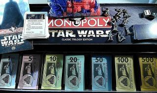 Star Wars Classic Trilogy Edition Monopoly Board Game 100 Parker Bros 1997