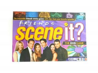 Friends Scene It Dvd Trivia Board Game Tv 2005 Mattel Complete