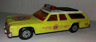 Matchbox Kings 1978 Dodge Monaco Estate K - 67/68 Diecast Fire Chief Car