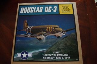 Ertl Douglas Dc - 3 Diecast Airplane Operation Overlord