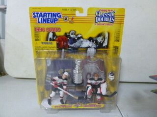 1998 Starting Lineup Classic Doubles Scott Stevens And Martin Brodeur