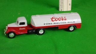 Rare Coors 1937 Ford Malted Milk Tanker Truck 1:24