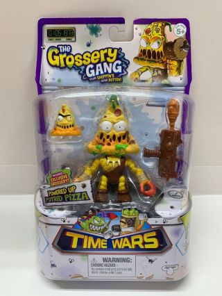 The Grossery Gang Time Wars Powered Up Putrid Pizza Action Figure