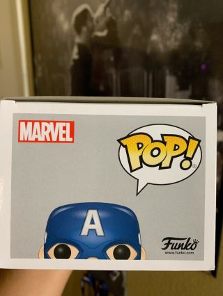 Funko Pop Marvel Captain America Civil War: Captain America Bobble - Head 7223 5