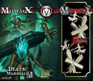 Wyrd Malifaux 2e Guild 32mm Death Marshals (2013 Edition) Box Vg,
