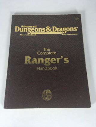 Advanced Dungeons & Dragons 2nd 2136 The Complete Ranger’s Handbook Ad&d Rpg