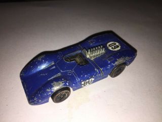 Hot Wheels Redline 1969 Blue Ferrari 312 P Diecast Car 1:64
