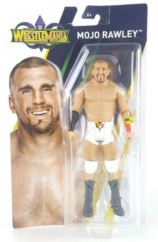 Wwe Wrestling Wrestlemania 34 Mojo Rawley Action Figure Kids Gift Toy W3