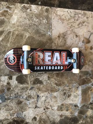 Rare Vintage Tech Deck 96mm " Real Skateboards " Fingerboard