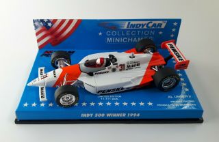 1:43 Mb Penske Racing Pc23 Al Unser Jr No31 - Indy 500 Winner 1994 Minichamps