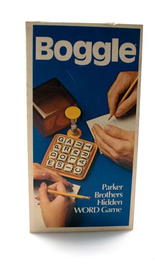 Boggle Game Vintage 1976 1977 Parker Brother Word Board Classic
